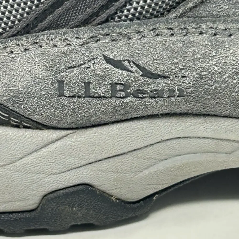 L.L. Bean Men's Hiking Boots Size‎ 9 Gray Suede Tek 2.5 Waterproof Ankle 299636